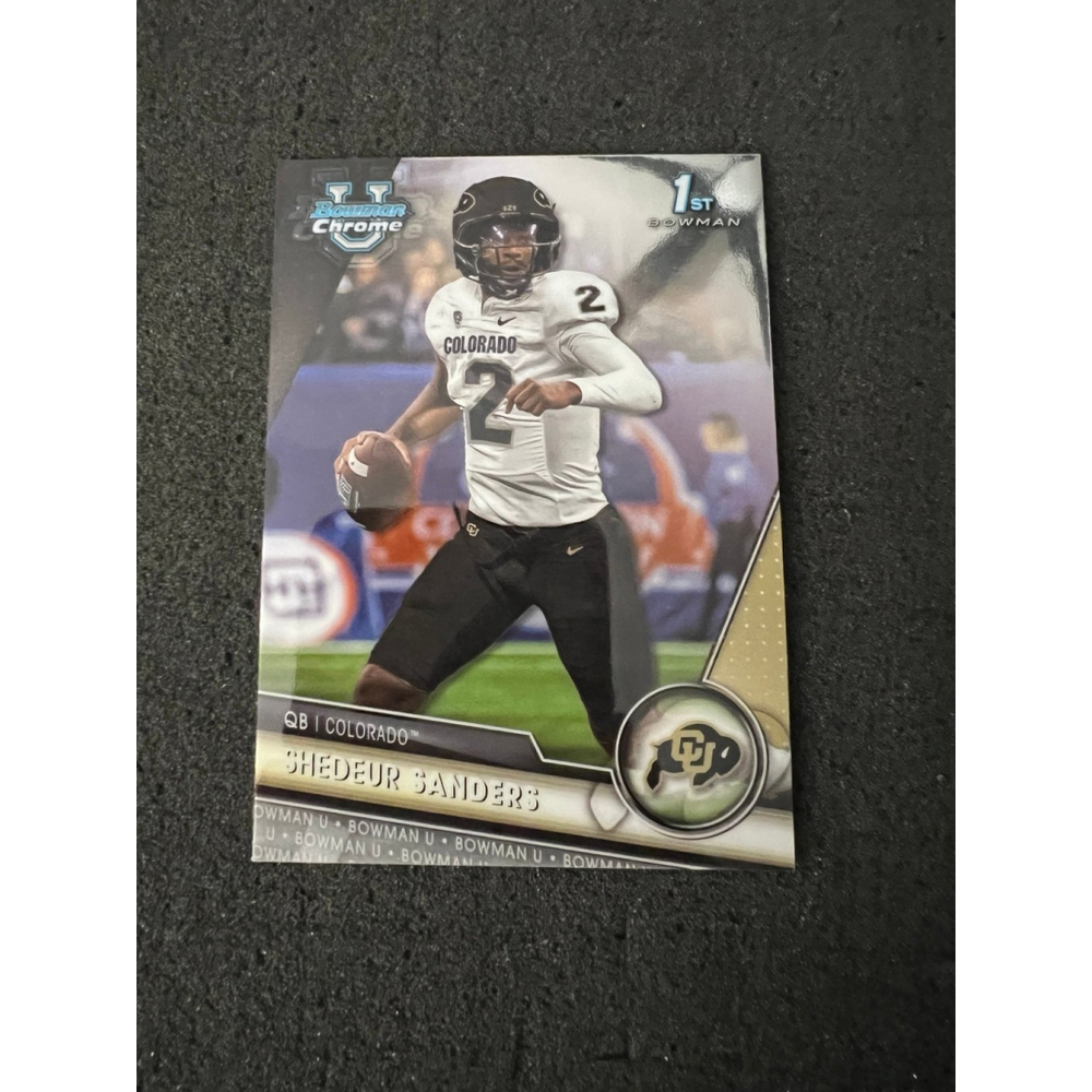 Shedeur Sanders - 2023 Bowman University Chrome